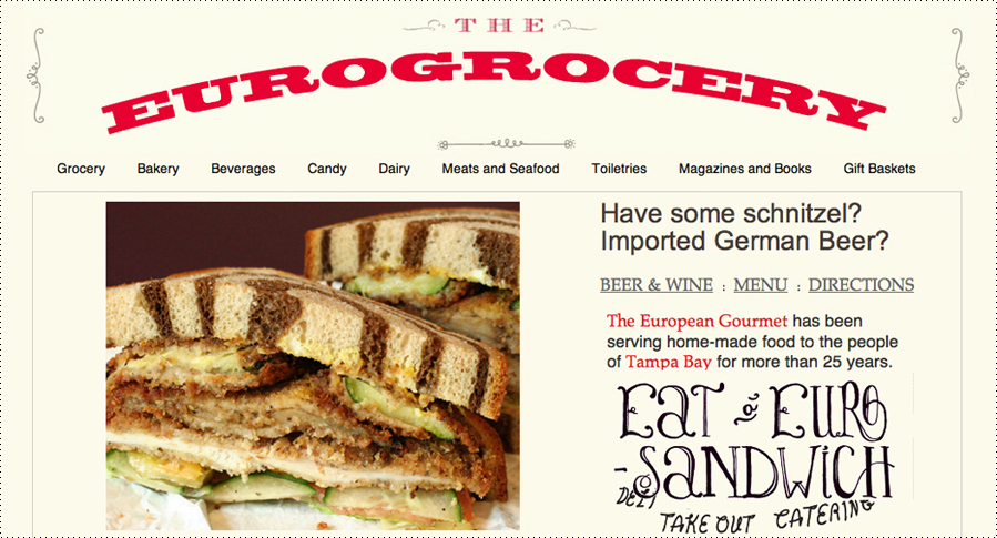 Eurogrocery Store Shopping Cart and Restaurant Revision eurogrocery store