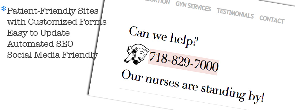 medical office web sites 