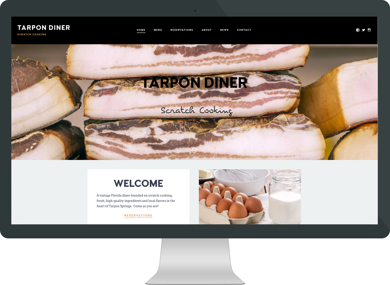 Diner Website